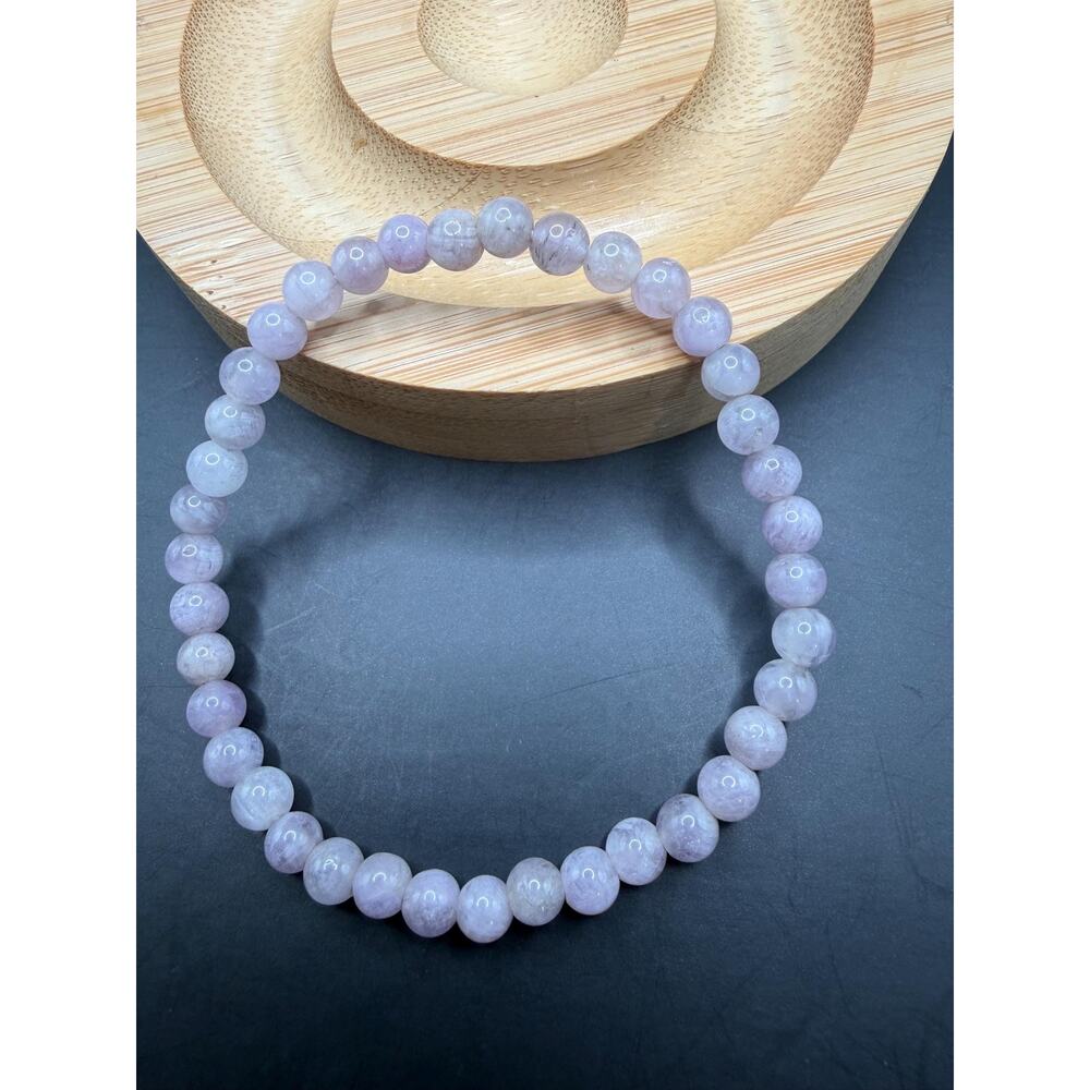 Lavender Amethyst 5mm Bracelet, Lavender Quartz